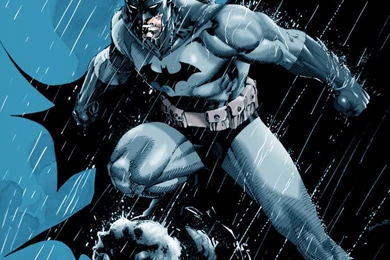 Comic style Batman & Bat Grapple   Emerald City Comic Con 2014