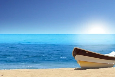 Blue Beach Hd Wallpapers 3D