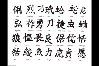 Wallpapers Serenity Symbol Tattoo Kanji Chinese Signs Idea Latest ...