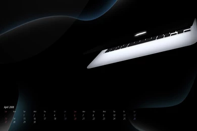 Desktop Calendar Wallpaper: April Macbook Air