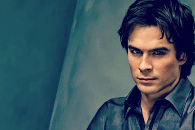 IAN SOMERHALDER AS DAMON WALLPAPER   (