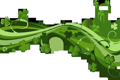 St Patricks Day Shamrock Decor PNG Clipart