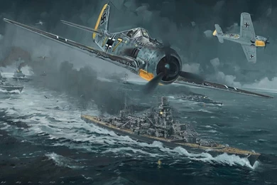 The Second World War, Ship, The Plane, The Attack Wallpapers ...