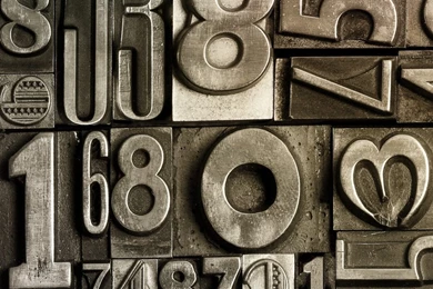 Designs Metallic Numbers iPhone 6 Plus Wallpapers   Abstract ...