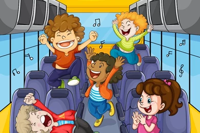 Cute Cartoon Backgrounds Vector 1