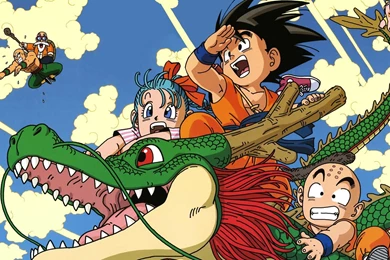 Goku Riding Shenron HD Wallpapers