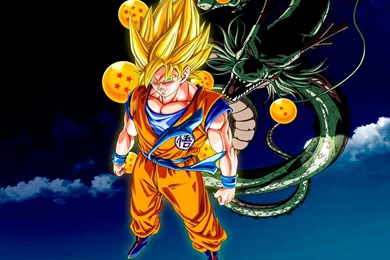 Dragon Ball Wallpapers   Son Goku And Shenron By Goku6384 On DeviantArt