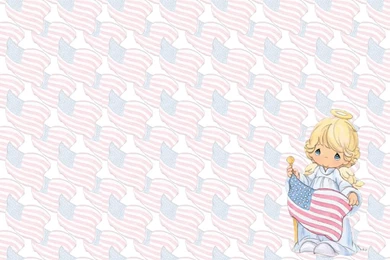 Free Precious Moments Wallpapers Of Little Girl Holding American ...