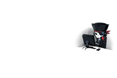 Computers Pirates White Backgrounds