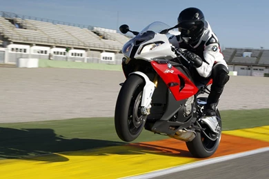 Motorcycles Bmw Sportbike S1000rr Wheelie Motion Blur Wallpapers ...