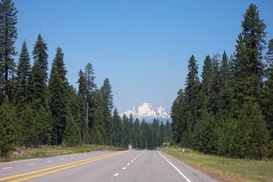 Greenville, CA : Street Scene Mt. Lassen In Backgrounds Photo ...