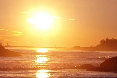 Android Best Wallpapers: Sunset Beach Sea Reflection Android Best ...