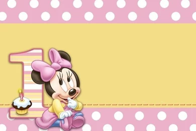 1st Birthday Invitation Backgrounds Designs