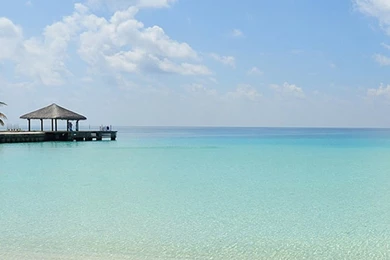 Island Beach Sunbeds Vacation Wallpapers