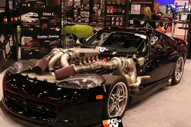 Dodge Viper Gts Black Engines Wallpapers