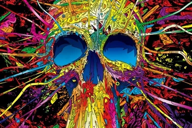 Tripped Out Skull