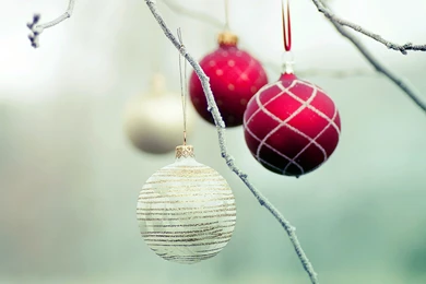 Colorful Christmas Ornaments Wallpapers 31071   Christmas   Festival