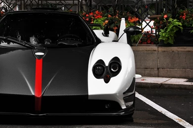 Black And White Pagani Zonda Wallpapers