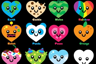 Super Cute Hearts   Flikie Wallpapers