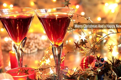 Wallpaper, 1080p, Merry Christmas And A Happy New Year