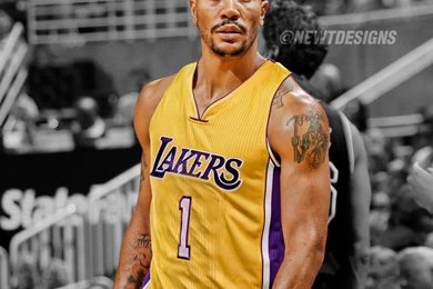 Derrick Rose Jersey Swap   Los Angeles Lakers By NewtDesigns On ...
