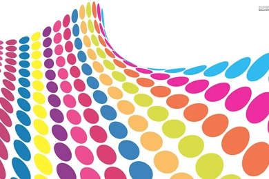 Wallpapers Rainbow Polka Dot Dots 1920x1200