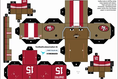 Michael Crabtree 49ers Cubee By Etchings13 On DeviantArt