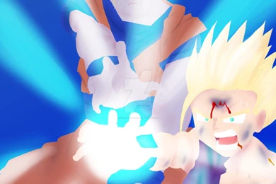Dragon Ball Z   Father Son Kamehameha By Cherry flame On DeviantArt
