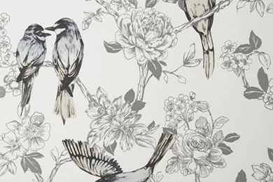 Prestigious Textiles Songbird Wallpapers   Dove 1616 903