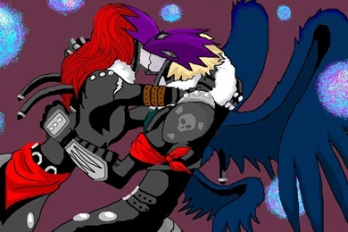 Beelzemon Y Persemon Kiss By MelHellMoon On DeviantArt