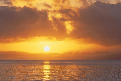 Pacific Ocean Awesome Sunset HD Wallpapers Wallpapers   (