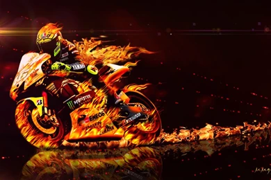 Valentino Rossi Fire HD