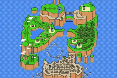 Download Wallpapers, Download 2560x1600 Super Mario World Maps ...