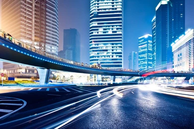 Amazing City At Night The Urban Landscape Photography Desktop ...