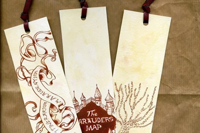 Marauder's Map Bookmarks By Feliks Grell On DeviantArt