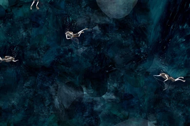 Diving Diver Sports Underwater Ocean Fantasy Abstract Wallpapers ...