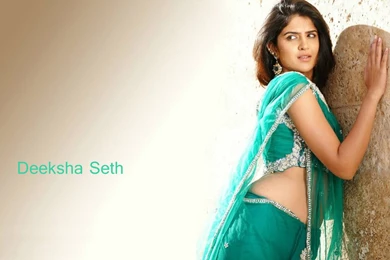 South Indian Celebrity Deeksha Seth Hot Saree Images Free Download ...