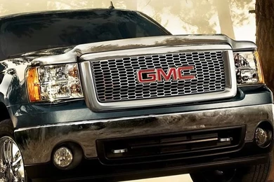 Download GMC Sierra In A Forest Wallpapers For iPhone 4