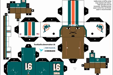 Cameron Wake Dolphins Cubee By Etchings13 On DeviantArt
