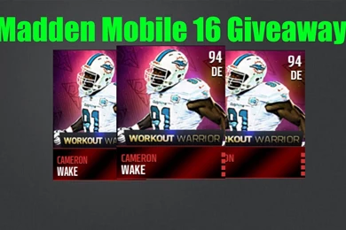 94 Overall Cameron Wake Giveaway