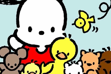 Pochacco And Friends Adorable Backgrounds