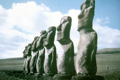Easter Island Statues   Desktop Wallpapers