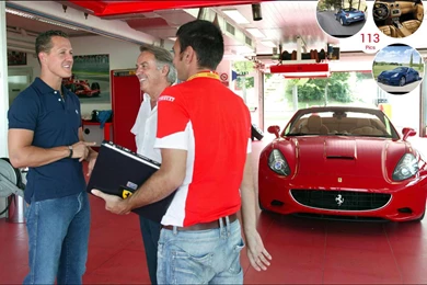 2009 Ferrari California Michael Schumacher