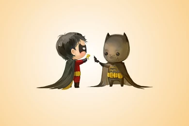Batman And Robin, Cartoon, Funny, Cute   HD Wallpapers