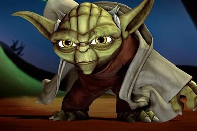 Yoda Star Wars The Clone Wars Wallpaper.