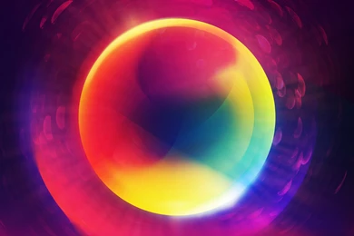 Colorful Glowing Orb 4K Ultra HD Desktop Wallpapers