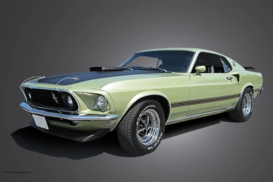1969 Ford Mustang Mach 1 Wallpapers Picture