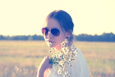 Sunglasses, Love, Woman, Flowers, Wallpapers For Couples, Beauty ...