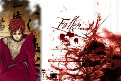 Gaara Fallen Bloody Wallpapers