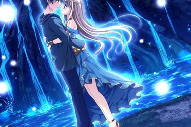 MAGICAL BLUE ROMANCE WALLPAPER   (